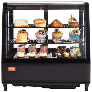 Chłodziarka do ciast typu display, 100 l, oświetlenie LED, system szybkiego chłodzenia
