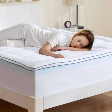 Nakładka na materac termoelastyczna w rozmiarze queen size 1524x2032x76 mm