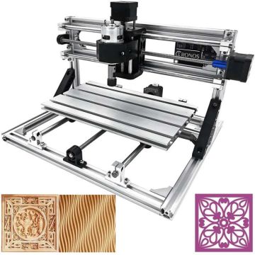 3 axis CNC router grbl 300x180x45 mm for wood and PVC engraving