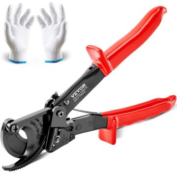 Ratchet cable cutter 25.4 cm, 240 mm², silicon-manganese steel