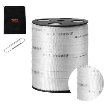 Polyester Mule Tape 5/8" x 318', 2200 lbf, white