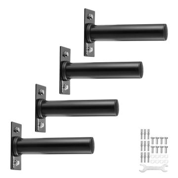 Wall-mounted iron weight plate holder 2 inches, 330 lbs.