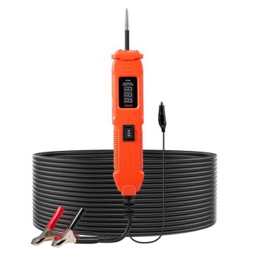Automotive circuit tester with LED display and 4 m cable