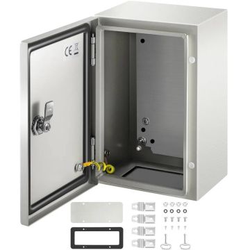 Puszka elektryczna ze stali NEMA 4X, 30x20x15 cm, odporność IP66