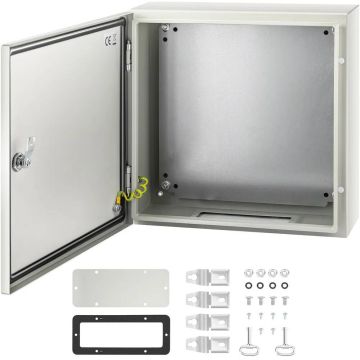 Puszka elektryczna ze stali NEMA 4X 40x40x15 cm, wodoodporna i pyłoszczelna IP66