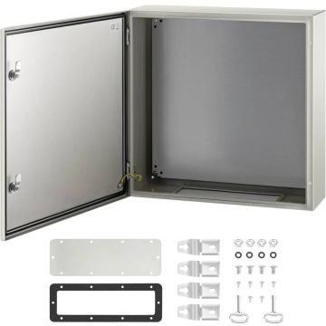 Puszka elektryczna stalowa NEMA 4X 60x60x20 cm, IP66, wodoodporna