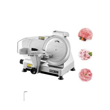 Commercial Electric Meat Slicer, 10 Inch, 180W, 65Mn Blade