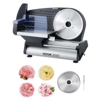 Electric meat slicer 7.5" with SUS420 blades, 180 W
