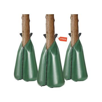 Tree Watering Bags, 3 Pack, 20 Gallon, 5-9 Hour Slow Release, Reusable