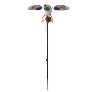 Floating plastic duck hunting decoy, teal