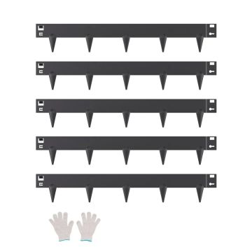 Steel Black Landscape Edging, 39 x 3 inches, 5 pcs.