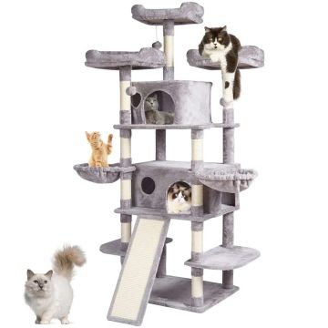 Cat trainer tower with scratching post, 174 cm