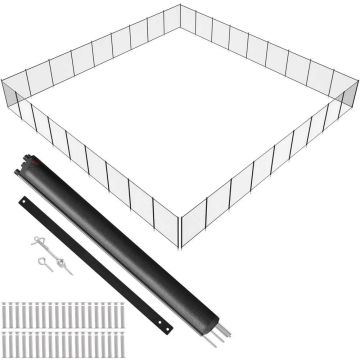 Pool fence, PVC net, 1.21 × 32.91 m, child-safe, removable