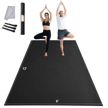 Mata antypoślizgowa do jogi i pilatesu, 3,7x1,8 m