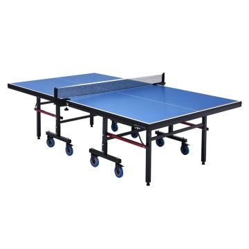 Professional folding table tennis table MDF, 25 mm, with lockable wheels
