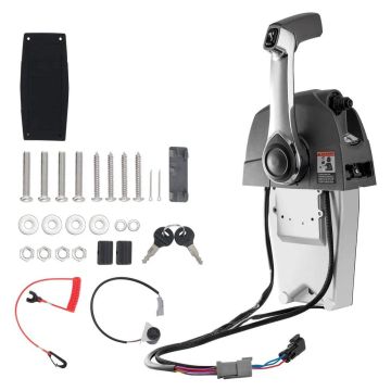 Top mount boat throttle control box, evinrude johnson
