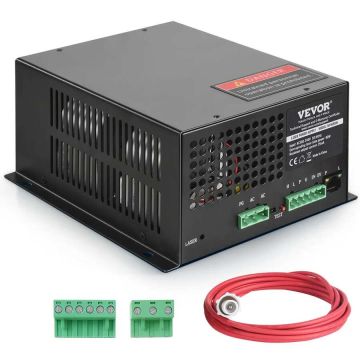 CO2 laser power supply 80W with protection and heat dissipation