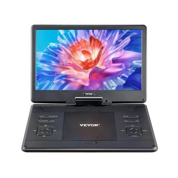 Przenośny odtwarzacz DVD, 14 cali, HD, akumulator