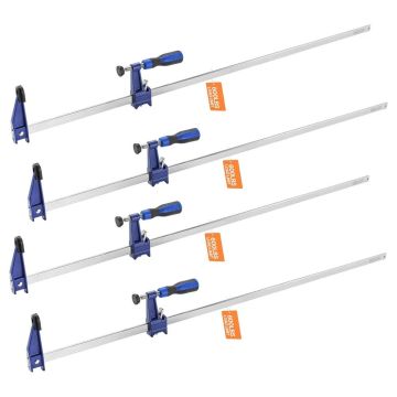 F-shaped wood clamps, 4 pcs., 91.4 cm, cast iron and steel