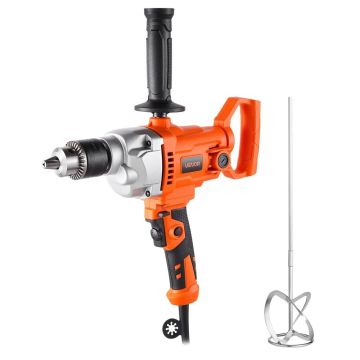 Electric drill mixer 12.7 mm, D-handle, 0-850 rpm