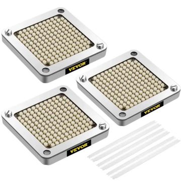 French Fries Cutter Blade and Pusher Block, 1/4 Inch, 3 Pieces