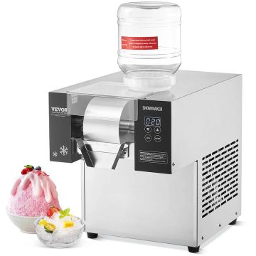 Commercial Stainless Steel Snowflake Ice Maker, 375 lbs/24 hrs.