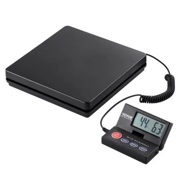 Cyfrowa waga pocztowa do paczek, 49,9 kg, wyświetlacz LCD