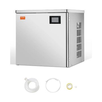 Commercial ice maker, 550 lbs/day, self-cleaning