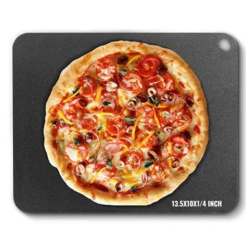 Pizza Steel Baking Plate 13.5" x 10" x 1/4" Carbon Steel for Grills and Ovens