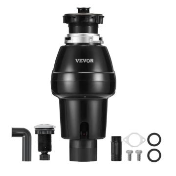 Food waste disposer, 3/4 HP, 3930 rpm, EZ connect