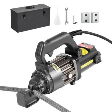 Electric hydraulic steel rebar cutter, 1000 W, black, RC-16
