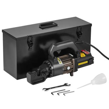 Electric hydraulic steel rebar cutter 1000W, black, RC-20