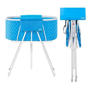 Portable liftable dog and cat bath, light blue