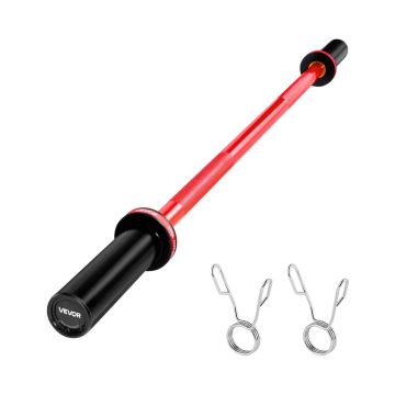 120 cm barbell bar with knurled handle, for 2-inch discs, 226 kg load capacity