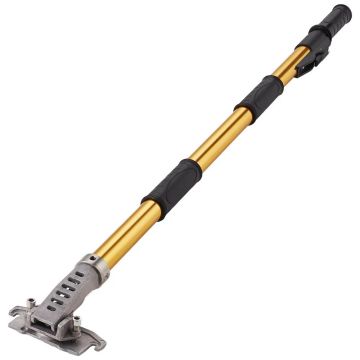 Anodized aluminum adjustable box handle for drywall, 40-75 inches (101.6-1950.7 cm)