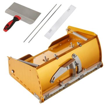 Drywall box 10 inches with aluminum finish and stainless steel blades
