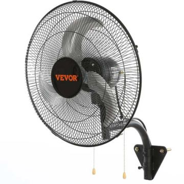 Wall fan, 17.5 inch, 4000 CFM, 3 speeds, black