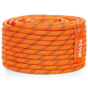 Double braided polyester rope for arborists, 1.3 cm x 36.6 m