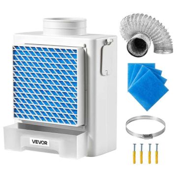 3-in-1 indoor dryer vent kit, ABS, 99 mm, for electric dryers