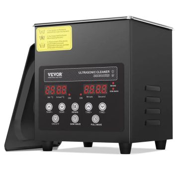Ultrasonic cleaner 2 L, 60 W, 40 kHz with heater and timer