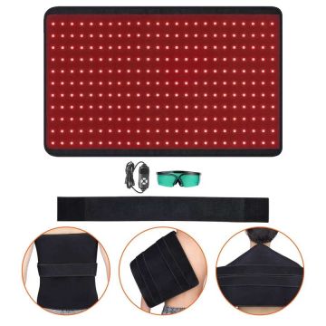 Mata do terapii światłem czerwonym na ciało, 264 diody LED, 3 długości fal