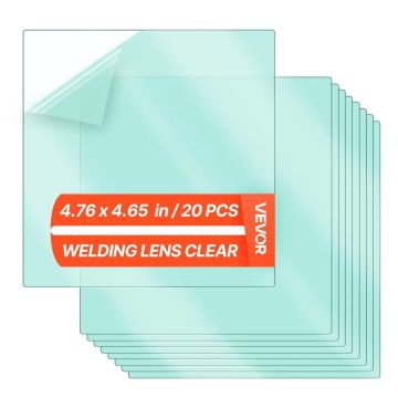 Zewnętrzna soczewka ochronna do hełmu spawalniczego, 121x118 mm, 20 szt.