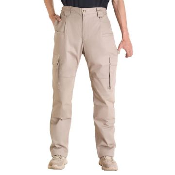 Men's flame-retardant cotton cargo pants, khaki, XXL