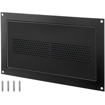 Flood vent for foundation, 8x16 inch, wall-mounted