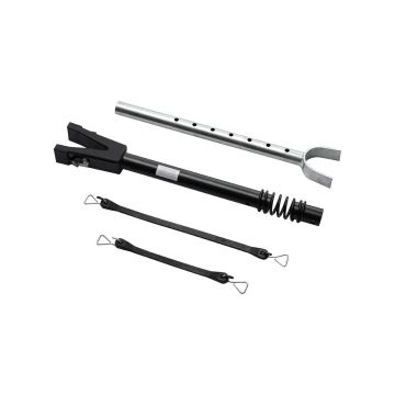 Transom guard for boat transom, adjustable, corrosion resistant, 19.8-30.7 inches.