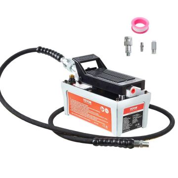 Pompa hydrauliczna pneumatyczna, 6895 bar, zbiornik 1,9 l, szary