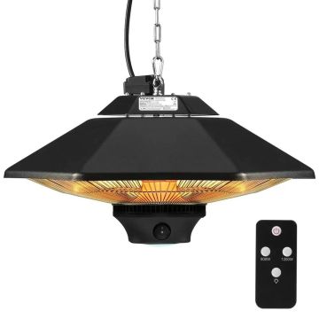 Hanging electric infrared heater, 2000 W, IP34, outdoor/indoor