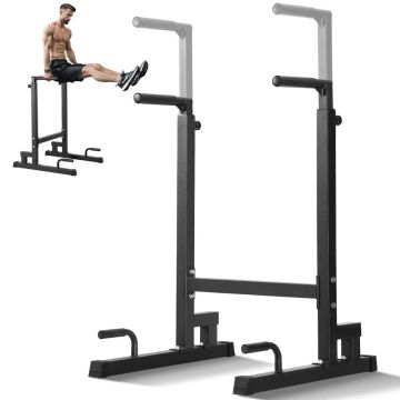 Height-adjustable parallel bars, 500 kg load capacity, for home sports