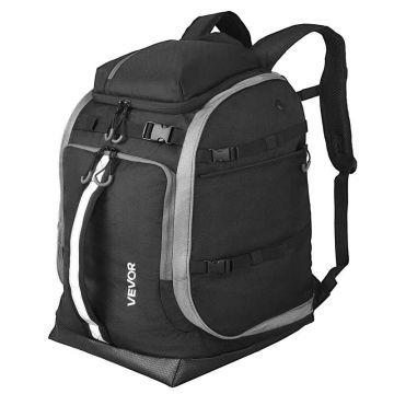 Torba na buty narciarskie 55 l, wodoodporna, czarna