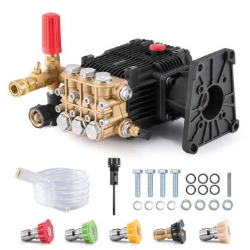 Pressure washer pump, 25.4 mm shaft, 296 bar, 5 nozzles, replacement set